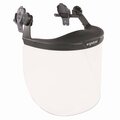 Ergodyne Skullerz 8995 Anti-Scratch and Anti-Fog Hard Hat Face Shield with Adapter for Full Brim, Clear Lens 60245